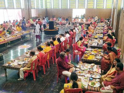 शिवरात्रि पर महाराष्ट्र मंडल में हुआ लघु रूद्र