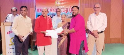 पद्मश्री गोडबोले दंपती का महाराष्‍ट्र मंडल में  28 मई को हुआ सम्मान