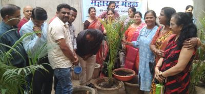 महाराष्ट्र मंडल भवन की सुंदरता बढ़ाएंगे क्रोटन, एकलिफा और मिनी गुलमोहर के पौधेः अजय मधुकर काले